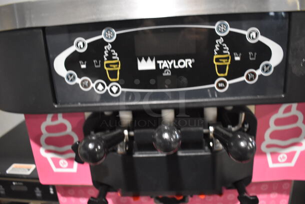 2012 Taylor C723-33 Stainless Steel Commercial Floor Style Air Cooled 2 Flavor w/ Twist Soft Serve Ice Cream Machine. 208-230 Volts, 3 Phase. 27x34x58 - Image 7 of 8
