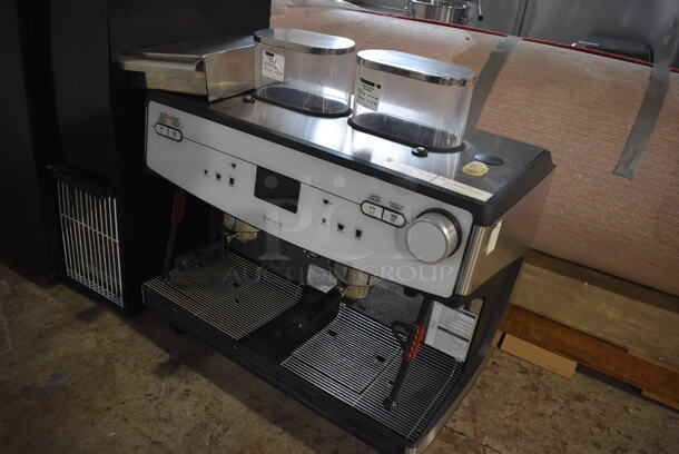 Schaerer Barista Stainless Steel Commercial Countertop 2 Group Espresso Machine w/ 2 Portafilters, 2 Steam Wands and 2 Hoppers. 208 Volts, 1 Phase. 29x23x31 - Image 2 of 6