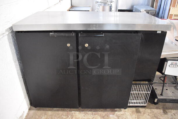 Beverage Air BB48 Metal Commercial 2 Door Back Bar Cooler. 115 Volts, 1 Phase. 48x23.5x38. Tested and Working! - Image 1 of 7
