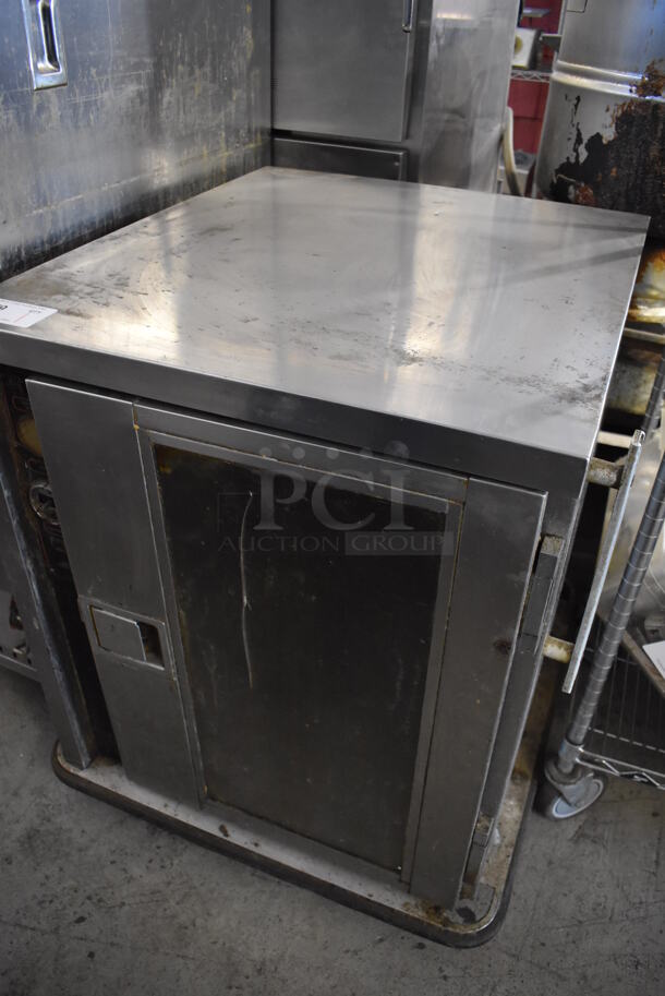 FWE Stainless Steel Commercial Single Door Undercounter Warming Holding Cabinet on Commercial Casters. 115 Volts, 1 Phase. 29.5x31x34. Tested and Working! - Image 6 of 6