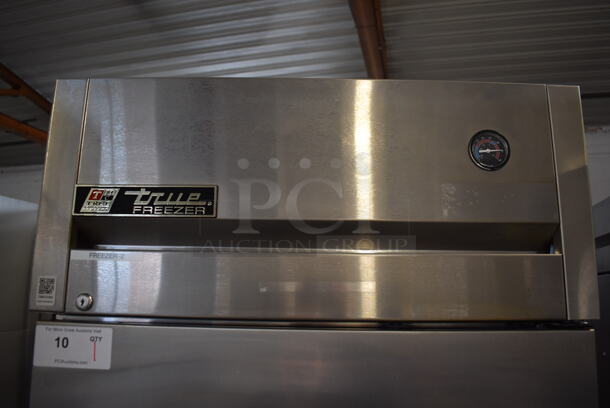 2011 True TG1F-1S Stainless Steel Commercial Single Door Reach In Freezer w/ Poly Coated Racks on Commercial Casters. 115 Volts, 1 Phase. 28x35x83. Tested and Working! - Image 5 of 7
