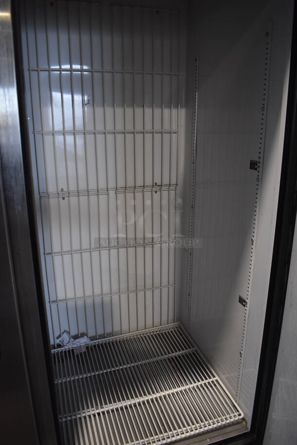2013 True T-49F ENERGY STAR Stainless Steel Commercial 2 Door Reach In Freezer w/ Poly Coated Racks on Commercial Casters. 115 Volts, 1 Phase. 54x30x83. Tested and Working! - Image 6 of 6