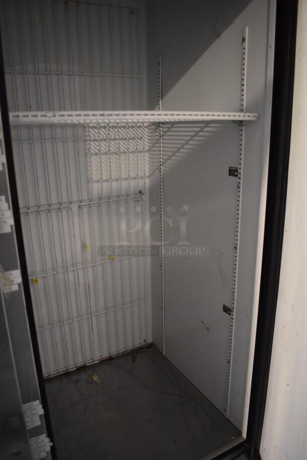 2013 True T-49F ENERGY STAR Stainless Steel Commercial 2 Door Reach In Freezer w/ Poly Coated Racks on Commercial Casters. 115 Volts, 1 Phase. 54x30x83. Tested and Working! - Image 6 of 6