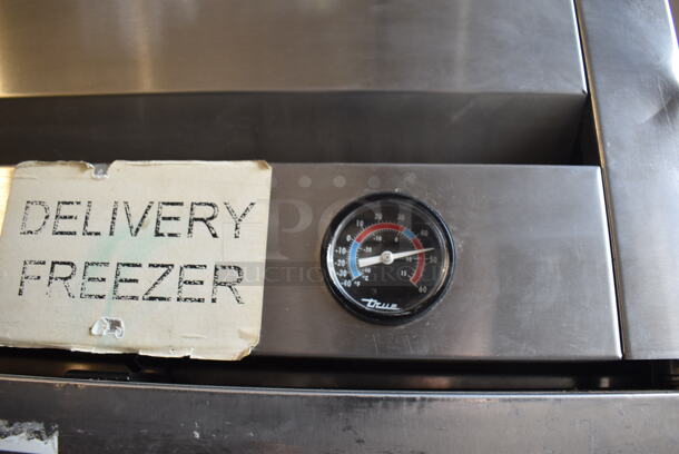 2013 True T-49F ENERGY STAR Stainless Steel Commercial 2 Door Reach In Freezer w/ Poly Coated Racks on Commercial Casters. 115 Volts, 1 Phase. 54x30x83. Tested and Working! - Image 3 of 6