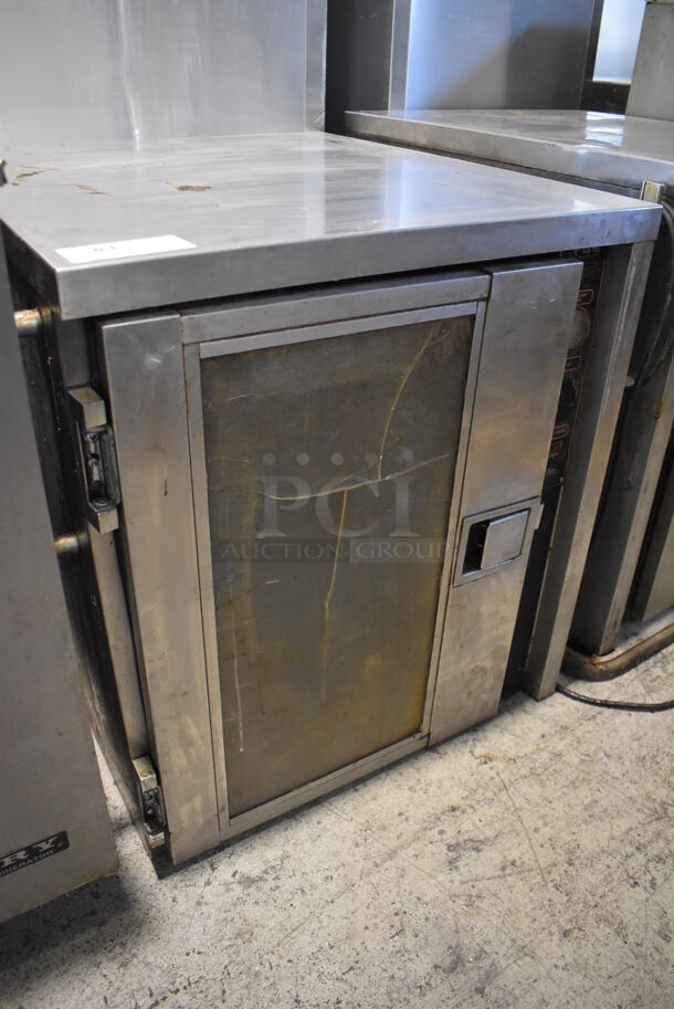 FWE Stainless Steel Commercial Single Door Undercounter Warming Holding Cabinet. 115 Volts, 1 Phase. 29.5x31x30. Tested and Working! - Image 2 of 5