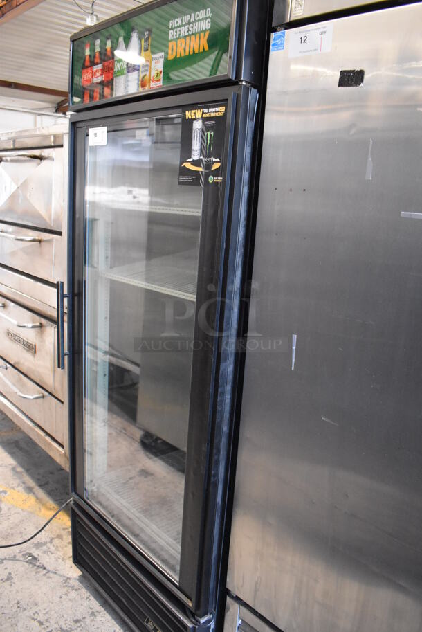 2013 True GEM-26 ENERGY STAR Metal Commercial Single Door Reach In Cooler Merchandiser w/ Poly Coated Racks. 115 Volts, 1 Phase. 30x30x79. Tested and Working! - Image 6 of 6