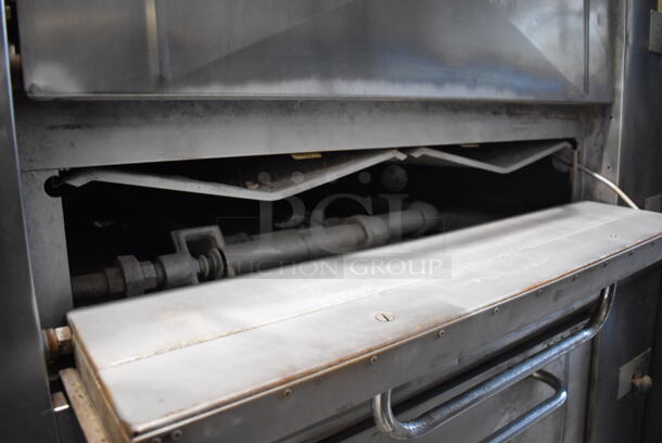 2 Bakers Pride D125 Stainless Steel Commercial Natural Gas Powered Single Deck Pizza Oven w/ Cooking Stones on Metal Legs. 125,000 BTU. 65.5x43x70. 2 Times Your Bid! - Image 4 of 12