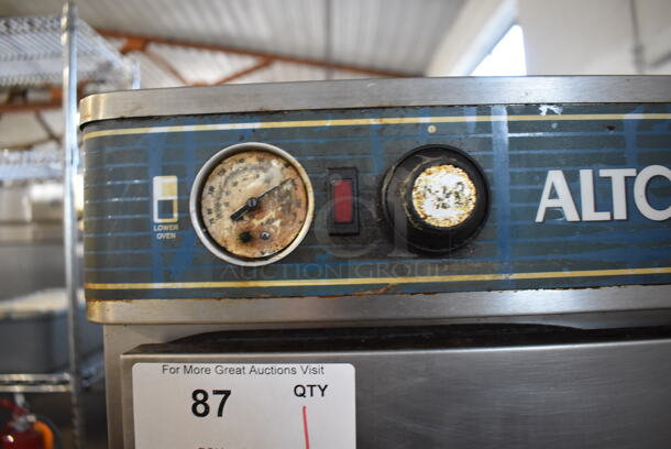 Alto Shaam Halo Heat Stainless Steel Commercial 2 Half Size Door Reach In Pass Through Heated Holding Cabinet. 250 Volts, 1 Phase. 24x34x71.5 - Image 4 of 9