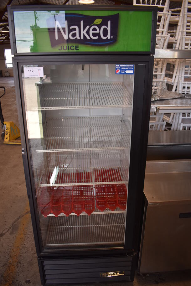 True GDM-26 Metal Commercial Single Door Reach In Cooler Merchandiser w/ Poly Coated Racks. 115 Volts, 1 Phase. 30x30x78.5. Tested and Does Not Power On - Image 2 of 6