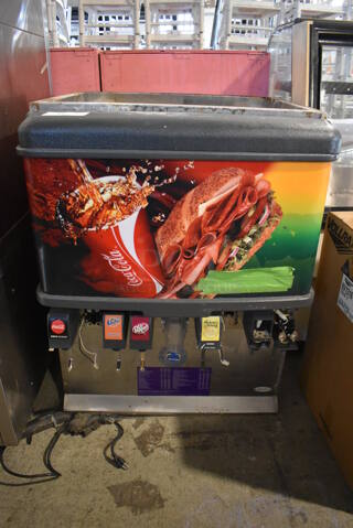 Cornelius ED250-BCZ Stainless Steel Commercial 8 Flavor Carbonated Beverage Machine. 115 Volts, 1 Phase. 30x30.5x40
