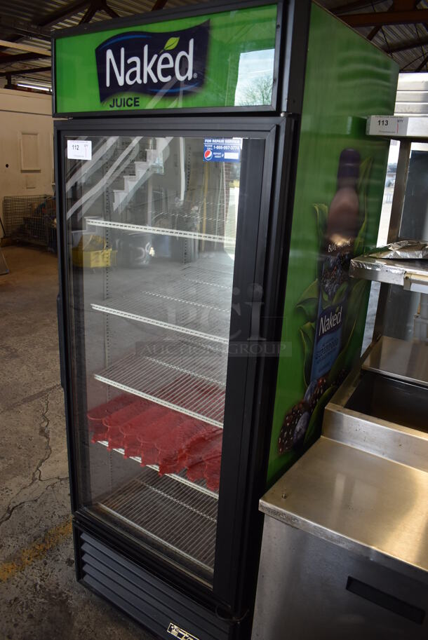 True GDM-26 Metal Commercial Single Door Reach In Cooler Merchandiser w/ Poly Coated Racks. 115 Volts, 1 Phase. 30x30x78.5. Tested and Does Not Power On - Image 6 of 6