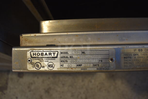 Hobart LXIH ENERGY STAR Stainless Steel Commercial Undercounter Dishwasher. 120/208-240 Volts, 1 Phase. 24x26x35 - Image 5 of 6