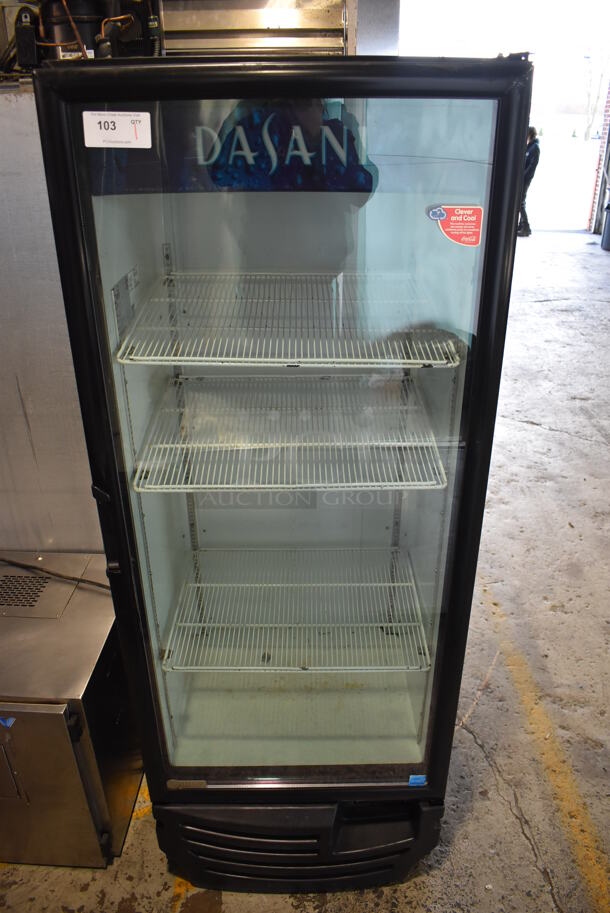 Imbera G319 ENERGY STAR Metal Commercial Single Door Reach In Cooler Merchandiser w/ Poly Coated Racks. 115 Volts, 1 Phase. 30x28x78.5. Tested and Powers On But Does Not Get Cold - Image 1 of 7