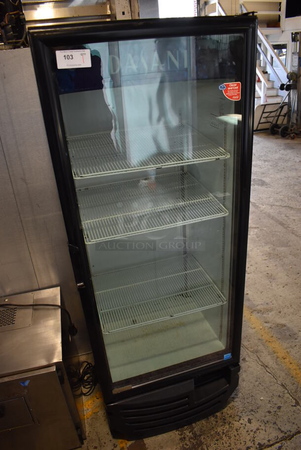 Imbera G319 ENERGY STAR Metal Commercial Single Door Reach In Cooler Merchandiser w/ Poly Coated Racks. 115 Volts, 1 Phase. 30x28x78.5. Tested and Powers On But Does Not Get Cold - Image 3 of 7
