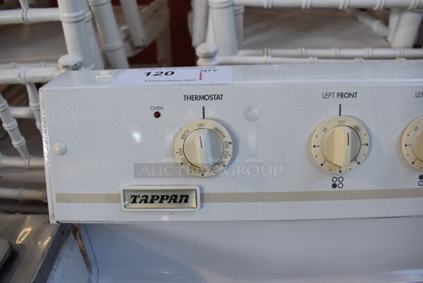 Tappan Metal Electric Powered 4 Burner Range w/ Oven. 30x28x45 - Image 5 of 8