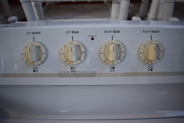 Tappan Metal Electric Powered 4 Burner Range w/ Oven. 30x28x45 - Image 6 of 8