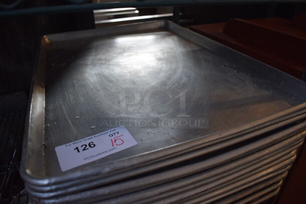 15 Metal Full Size Baking Pans. 18x26x1. 15 Times Your Bid! - Image 3 of 3