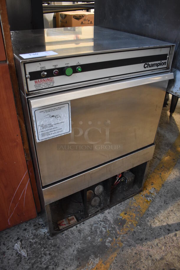 Champion Stainless Steel Commercial Undercounter Dishwasher. 208 Volts, 1 Phase. 24x25x33 - Image 2 of 6
