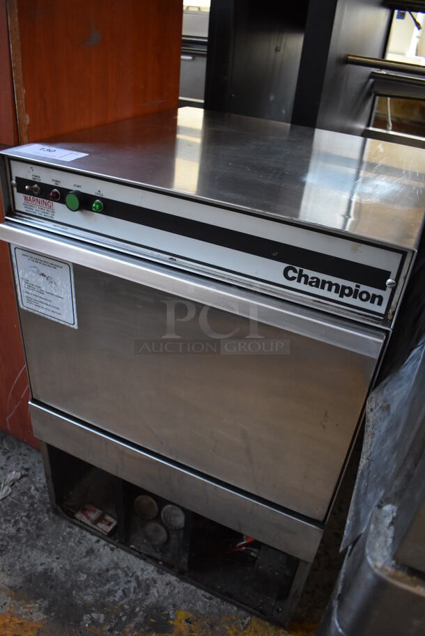 Champion Stainless Steel Commercial Undercounter Dishwasher. 208 Volts, 1 Phase. 24x25x33 - Image 3 of 6
