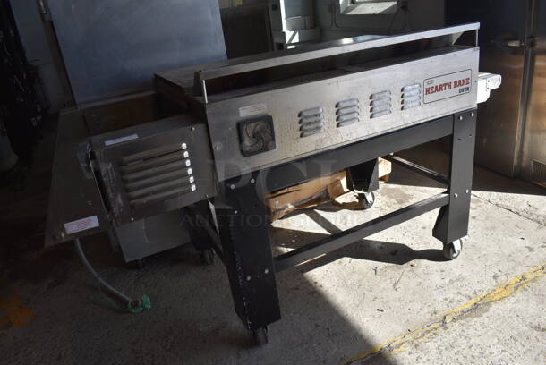 CTX HB4 Stainless Steel Commercial Floor Style Electric Powered Hearth Bake Conveyor Oven on Commercial Casters. Comes w/ Manual. 208 Volts, 3 Phase. 92x38x49 - Image 2 of 8