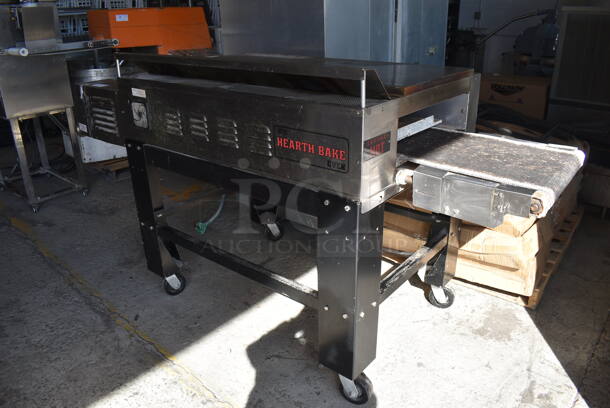 CTX HB4 Stainless Steel Commercial Floor Style Electric Powered Hearth Bake Conveyor Oven on Commercial Casters. Comes w/ Manual. 208 Volts, 3 Phase. 92x38x49 - Image 3 of 8