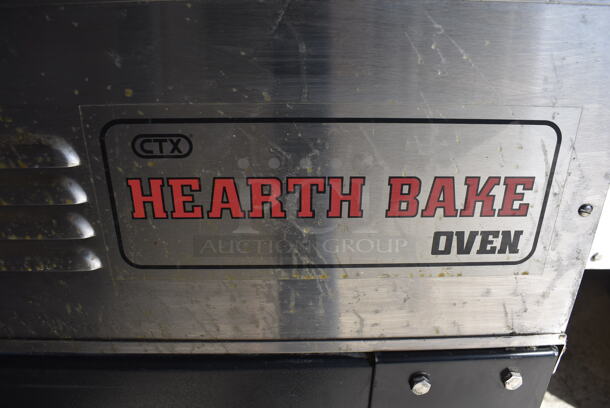 CTX HB4 Stainless Steel Commercial Floor Style Electric Powered Hearth Bake Conveyor Oven on Commercial Casters. Comes w/ Manual. 208 Volts, 3 Phase. 92x38x49 - Image 5 of 8