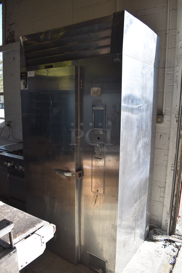 Traulsen TPCTH Stainless Steel Commercial Roll In Rack Blast Chiller w/ Metal Pan Rack on Commercial Casters. 115 Volts, 1 Phase. 48.5x35x91. Cannot Test - Unit Was Previously Hardwired - Image 2 of 6