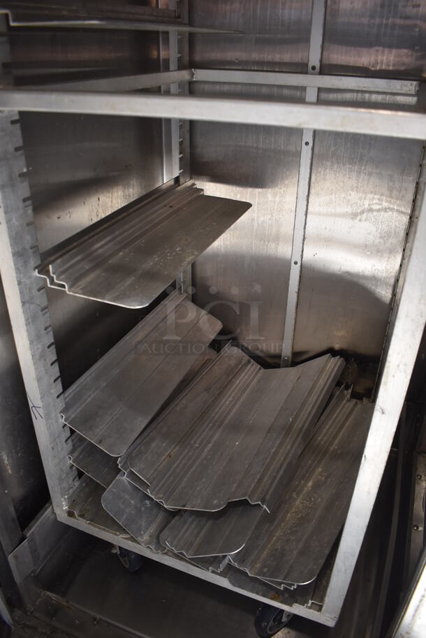 Traulsen TPCTH Stainless Steel Commercial Roll In Rack Blast Chiller w/ Metal Pan Rack on Commercial Casters. 115 Volts, 1 Phase. 48.5x35x91. Cannot Test - Unit Was Previously Hardwired - Image 5 of 6