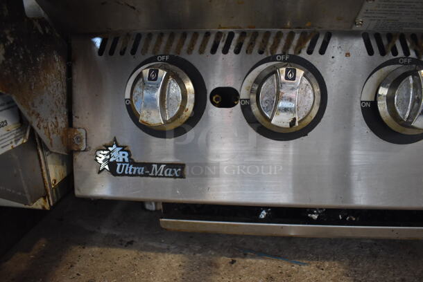 Star Ultra Max Stainless Steel Commercial Countertop Natural Gas Powered Charbroiler Grill. 24x38x18 - Image 4 of 6