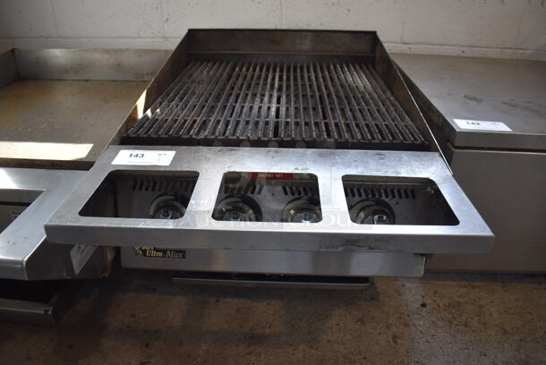 Star Ultra Max Stainless Steel Commercial Countertop Natural Gas Powered Charbroiler Grill. 24x38x18 - Image 6 of 6