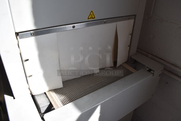 Clamco 820 Tunnel Metal Commercial Floor Style Shrink Wrapping Tunnel on Commercial Casters. 32x27x55. Cannot Test Due To Plug Style - Image 3 of 8