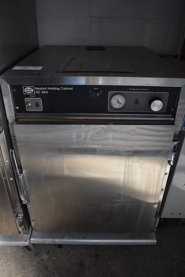 Henny Penny HC 900 Stainless Steel Commercial Heated Holding Cabinet on Commercial Casters. 24x30x37. Tested and Does Not Power On - Image 1 of 6