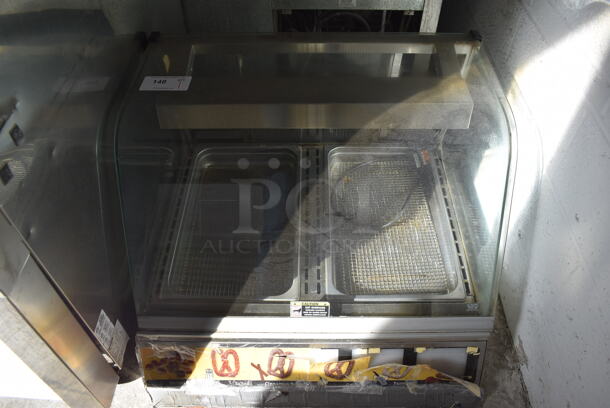 Stainless Steel Commercial Countertop Heated Display Case Merchandiser. 31x31x22. Tested and Working! - Image 1 of 5