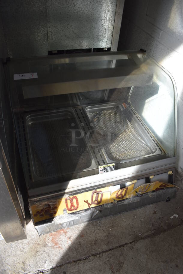 Stainless Steel Commercial Countertop Heated Display Case Merchandiser. 31x31x22. Tested and Working! - Image 3 of 5