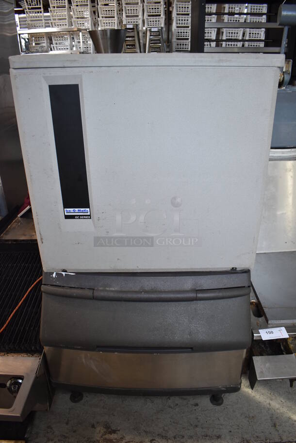 Ice O Matic GC756A2 Metal Commercial Ice Head on Commercial Ice Bin. 208-230 Volts, 1 Phase. 31x30x54 - Image 1 of 5