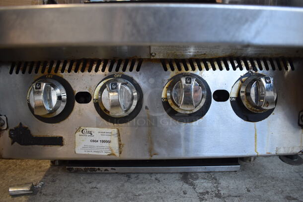 Star 8124RRBB Stainless Steel Commercial Countertop Natural Gas Powered Charbroiler Grill. 24x39x18 - Image 3 of 6