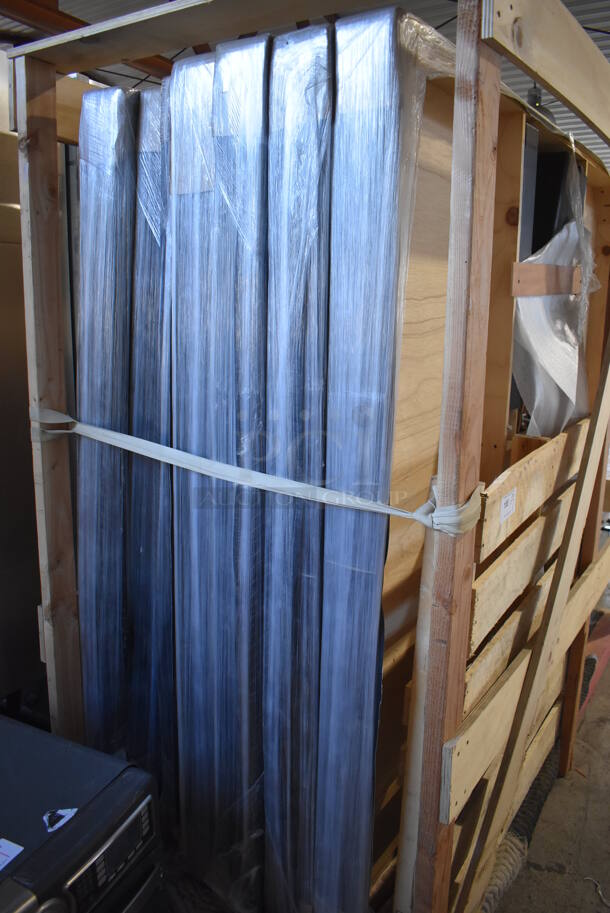 ALL ONE MONEY! BRAND NEW IN CRATE Lot of 7 Wooden Stage Risers. Makes Approximately 150 Square Feet. Each Riser Is 72x72x4 - Image 4 of 4
