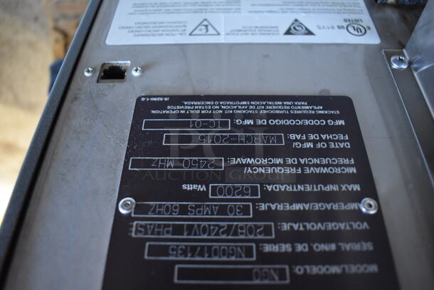 2015 Turbochef NGO Metal Commercial Countertop Electric Powered Rapid Cook Oven. 208/240 Volts, 1 Phase. 16x30.5x24.5 - Image 7 of 8