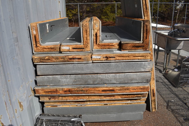 Norlake 6'x8' SELF CONTAINED Walk In Cooler Box w/ Apex XN050MA22D Condenser / Compressor. 208-230 Volts, 1 Phase. Picture of the Unit Before Removal Is Included In the Listing - Image 6 of 10