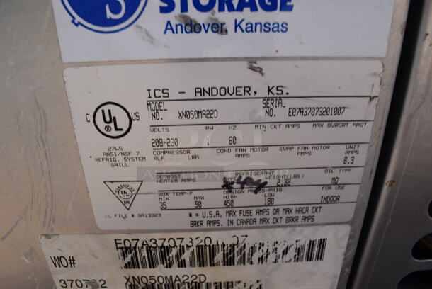 Norlake 6'x8' SELF CONTAINED Walk In Cooler Box w/ Apex XN050MA22D Condenser / Compressor. 208-230 Volts, 1 Phase. Picture of the Unit Before Removal Is Included In the Listing - Image 8 of 10