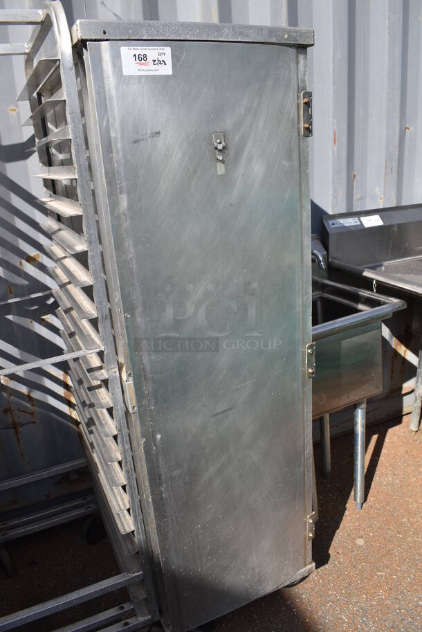 Metal Commercial Enclosed Pan Transport Rack on Commercial Casters. 21.5x27.5x67.5 - Image 2 of 5