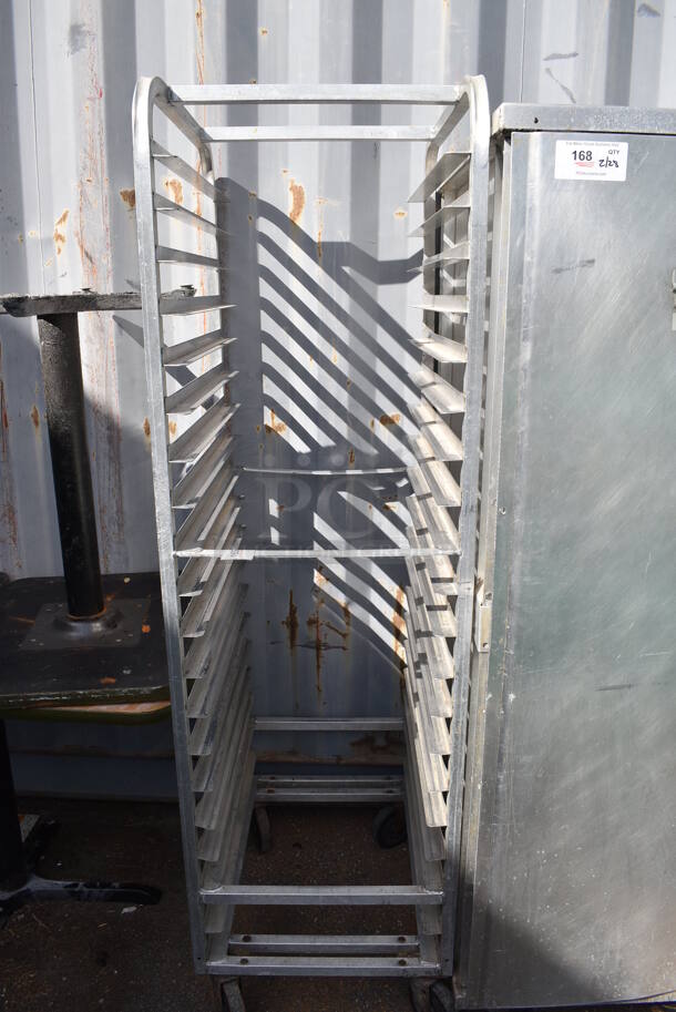 Metal Commercial Pan Transport Rack on Commercial Casters. 20.5x26x70.5 - Image 1 of 4