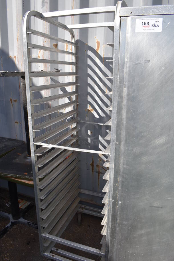 Metal Commercial Pan Transport Rack on Commercial Casters. 20.5x26x70.5 - Image 2 of 4