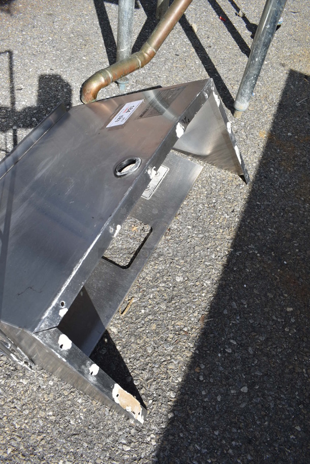 Eagle MWS1824 Stainless Steel Commercial Wall Mount Shelf. 24x18x12 - Image 4 of 4