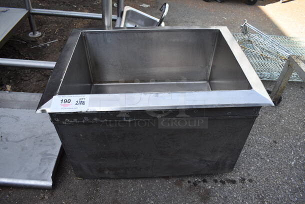 Stainless Steel Single Bay Drop In. 26x19x17 - Image 1 of 3