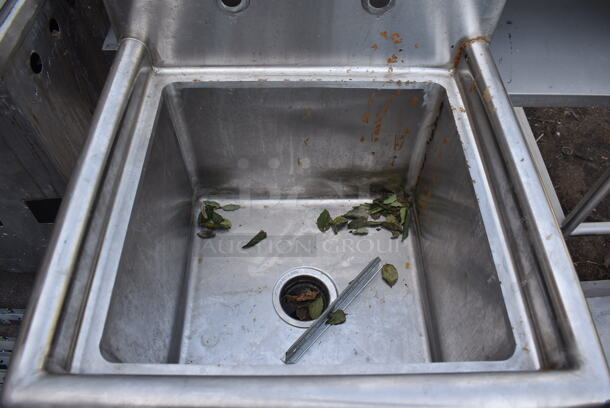 Regency Stainless Steel Commercial Single Bay Sink. 22x22.5 - Image 2 of 4