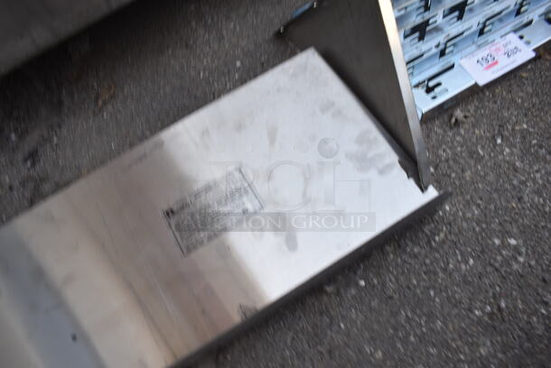 PendPort BPWS-1248 Stainless Steel Commercial Wall Mount Shelf w/ Brackets. 48x12x14 - Image 2 of 4