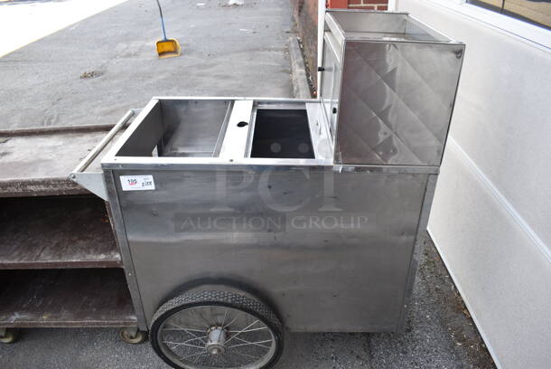 Metal Commercial Portable Hot Dog Cart. 44.5x24x52 - Image 1 of 8