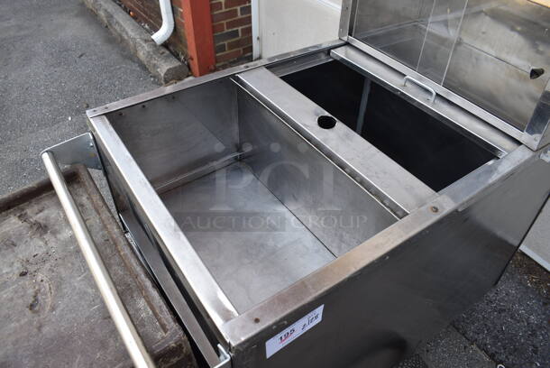 Metal Commercial Portable Hot Dog Cart. 44.5x24x52 - Image 3 of 8