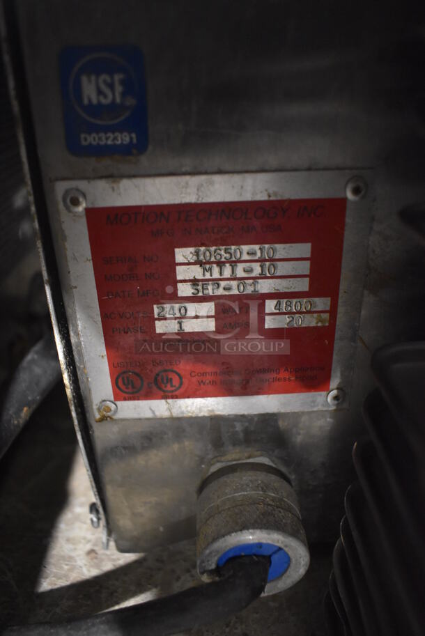 Autofry MTI10 Stainless Steel Commercial Countertop Electric Powered Ventless Fryer. 240 Volts, 1 Phase. 28x26x26 - Image 7 of 7